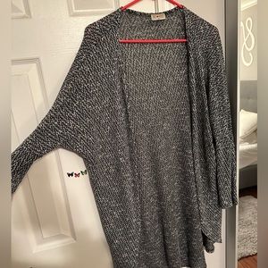 Grey Black and white cardigan!